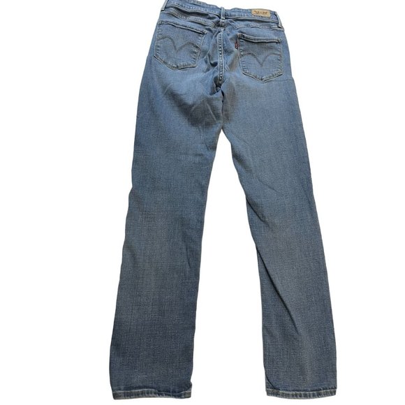 Levi's Womens Jeans Skinny Leg Mid Rise Cotton Machine Washable Blue Size 6 - Picture 1 of 11